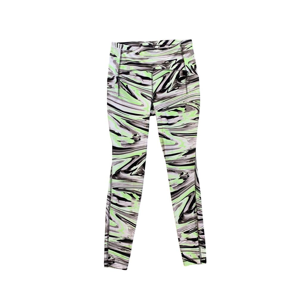 Lululemon Leggings Womens 8 Multi Swift Speed High Rise Cropped Printed PullOn